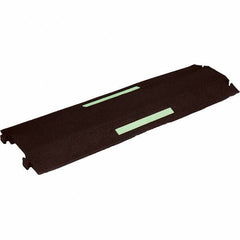 PRO-SAFE - 36" Long x 10-1/2" Wide x 1-1/2" High, Polyurethane Ramp Cable Guard - 8,850 Lb Load Limit - USA Tool & Supply