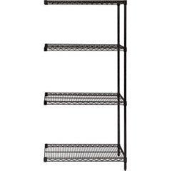 Quantum Storage - 24" Wide, 63 High, Open Shelving Accessory/Component - Use with #1630 Built-In Combination Lock - USA Tool & Supply