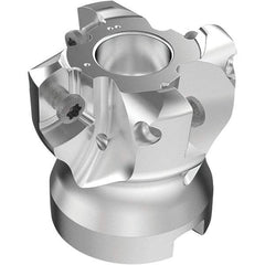 Seco - 4 Inserts, 27.5mm Cutter Diam, 1.8mm Max Depth of Cut, Indexable High-Feed Face Mill - 16mm Arbor Hole Diam, 0.3307" Keyway Width, 40mm High, R220.21-LP09 Toolholder, LPKT09 Inserts, Series High Feed - USA Tool & Supply