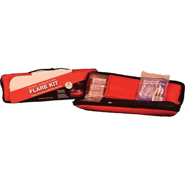 PRO-SAFE - Highway Safety Kits Type: Emergency Roadside Kit Number of Pieces: 6 - USA Tool & Supply