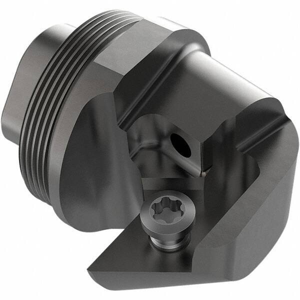 Seco - Left Hand Cut, Size GL25, DC11T3 Insert Compatiblity, Internal Modular Turning & Profiling Cutting Unit Head - 17mm Ctr to Cutting Edge, 12mm Head Length, Through Coolant, Series Steadyline ISO Turning - USA Tool & Supply