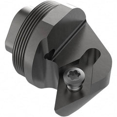Seco - Left Hand Cut, Size GL25, DC11T3 Insert Compatiblity, Internal Modular Turning & Profiling Cutting Unit Head - 17mm Ctr to Cutting Edge, 18mm Head Length, Through Coolant, Series Steadyline ISO Turning - USA Tool & Supply