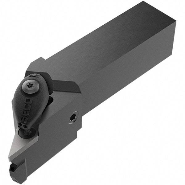 Seco - DVJBR, Right Hand Cut, 93° Lead Angle, 20mm Shank Height x 20mm Shank Width, Neutral Rake Indexable Turning Toolholder - 100mm OAL, VB1604 Insert Compatibility, Series Jetstream - USA Tool & Supply