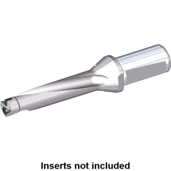 Kennametal - 172mm Max Drill Depth, 4xD, 44mm Diam, Indexable Insert Drill - 2 Inserts, 32mm Shank Diam, Whistle Notch Shank - USA Tool & Supply