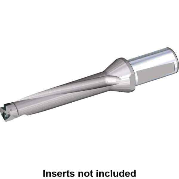 Kennametal - 90mm Max Drill Depth, 5xD, 18mm Diam, Indexable Insert Drill - 2 Inserts, 25mm Shank Diam, Whistle Notch Shank - USA Tool & Supply