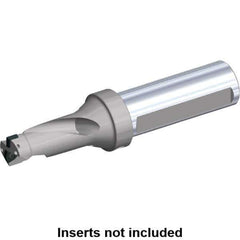 Kennametal - 4-1/4" Max Drill Depth, 2xD, 2.165" Diam, Indexable Insert Drill - 2 Inserts, 1-1/2" Shank Diam, Flange Shank - USA Tool & Supply