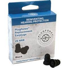 Plugfones - Hearing Protection/Communication Type: Earplugs w/Audio Noise Reduction Rating (dB): 26.00 - USA Tool & Supply