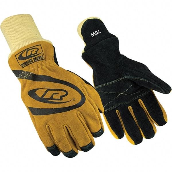 Ringers Gloves - Size 3XL, Leather, Flame Resistant Gloves - Kovenex Lined, NFPA 1971 - USA Tool & Supply