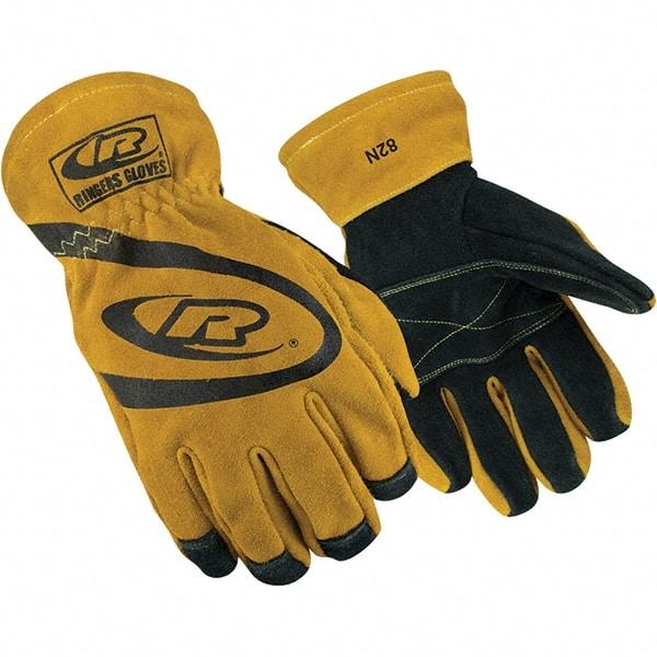 Ringers Gloves - Size 2XL, Leather, Flame Resistant Gloves - Kovenex Lined, NFPA 1971 - USA Tool & Supply