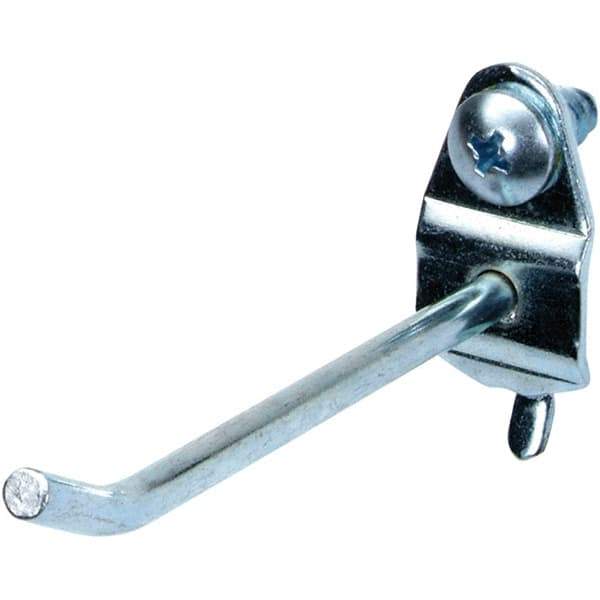 NMC - 2-1/2" Long Pegboard Hook - 2-1/2" Projection, 30° Bend, Steel - USA Tool & Supply