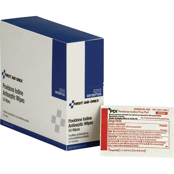 PRO-SAFE - Antiseptics, Ointments, & Creams Type: Antiseptic Form: Wipes - USA Tool & Supply