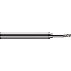 Harvey Tool - Ball End Mills; Mill Diameter (Decimal Inch): 0.0140 ; Number of Flutes: 3 ; Length of Cut (Decimal Inch): 0.0210 ; Material: Solid Carbide ; Overall Length (Inch): 2-1/2 ; Overall Length (Decimal Inch): 2.50000 - Exact Industrial Supply