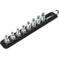 Wera - Hex & Torx Bit Socket Sets Type: Hex Bit Socket Set Drive Size: 3/8 - USA Tool & Supply