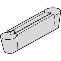 Kennametal - 5A4 Grade KYS30, 5mm Cutting Width Ceramic-SI Grooving Insert - 3.8mm Max Depth of Cut, Neutral, Uncoated - USA Tool & Supply