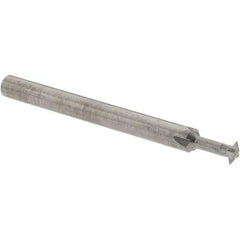 Accupro - 1/8° 1/8" Cut Diam, 0.036" Cut Width, 1/8" Shank, Solid Carbide Double-Angle Cutter - USA Tool & Supply