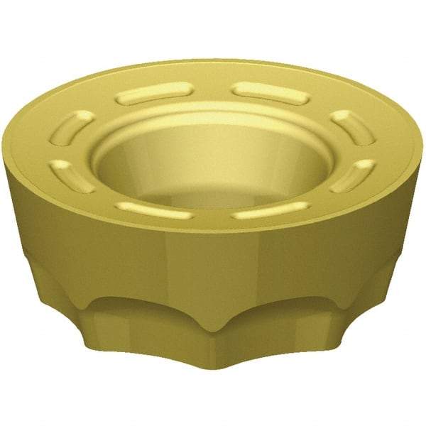 Kennametal - RPHT10T3 422X8 Grade X500 Carbide Milling Insert - TiN Finish, 3.96mm Thick, 10mm Inscribed Circle - USA Tool & Supply