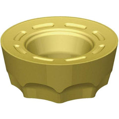 Kennametal - RPHT10T3 422X8 Grade X500 Carbide Milling Insert - TiN Finish, 3.96mm Thick, 10mm Inscribed Circle - USA Tool & Supply