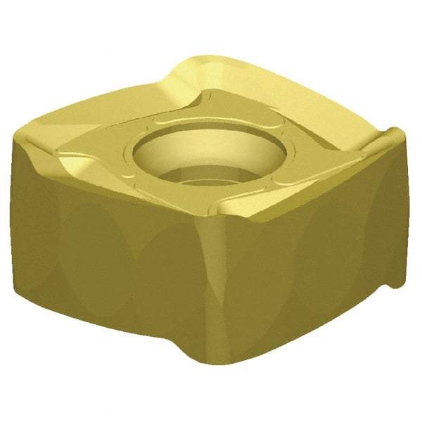 Kennametal - XOGU120512 GU52 Grade SP6519 Carbide Milling Insert - TiAlN Finish, 5.56mm Thick, 1/2" Inscribed Circle, 1.2mm Corner Radius - USA Tool & Supply