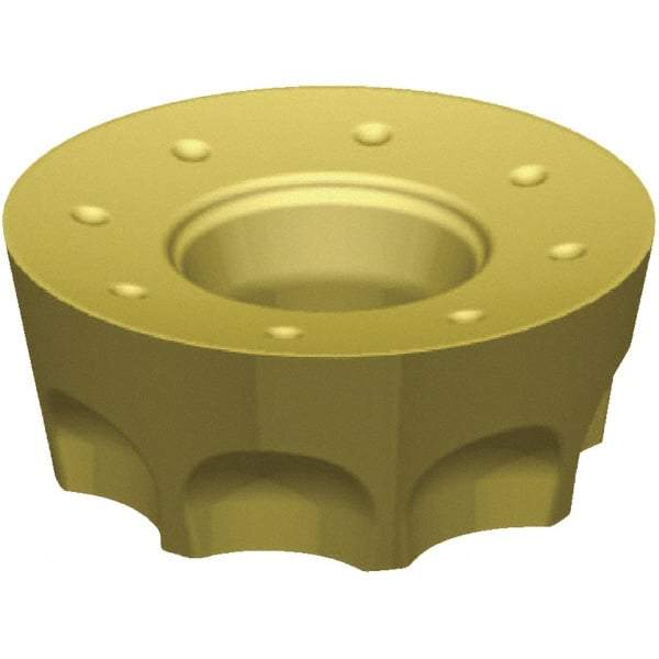 Kennametal - RPPT1204 432 Grade SP6519 Carbide Milling Insert - TiAlN Finish, 3/16" Thick, 12mm Inscribed Circle - USA Tool & Supply
