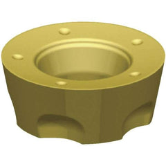 Kennametal - RPPT10T3 432 Grade X500 Carbide Milling Insert - TiN Finish, 3.97mm Thick, 10mm Inscribed Circle - USA Tool & Supply