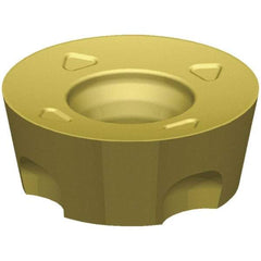 Kennametal - RPPT1204 432 Grade KCSM40 Carbide Milling Insert - TiN Finish, 3/16" Thick, 12mm Inscribed Circle - USA Tool & Supply