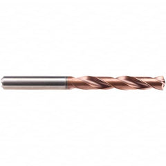 Emuge - 4.5mm 140° Solid Carbide Jobber Drill - USA Tool & Supply