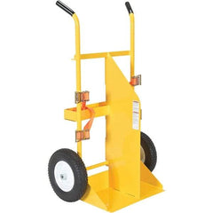Vestil - 500 Lb Capacity 57" OAH Torch Cart - Dual Grip Handle, Steel, Foam Filled Wheels - USA Tool & Supply