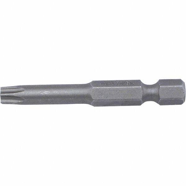 Wiha - T20 Power Bit - 1/4" Drive, 2" OAL - USA Tool & Supply