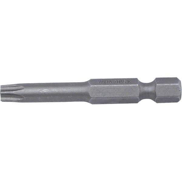 Wiha - T8 Power Bit - 1/4" Drive, 2" OAL - USA Tool & Supply