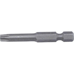 Wiha - T8 Power Bit - 1/4" Drive, 2" OAL - USA Tool & Supply