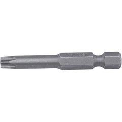 Wiha - T30 Power Bit - 1/4" Drive, 2" OAL - USA Tool & Supply