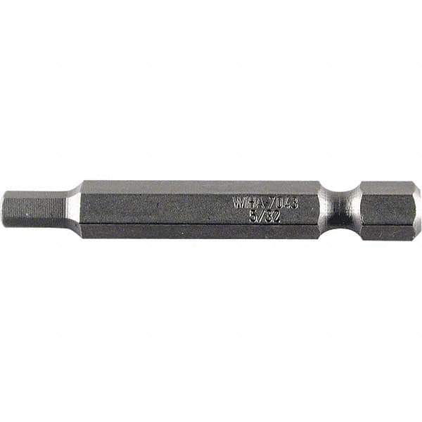 Wiha - 6mm Power Bit - 2-3/4" OAL - USA Tool & Supply