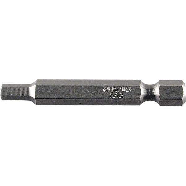 Wiha - 0.14" Power Bit - 1/4" Drive, 2" OAL - USA Tool & Supply