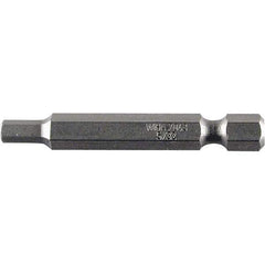 Wiha - 0.14" Power Bit - 1/4" Drive, 2" OAL - USA Tool & Supply