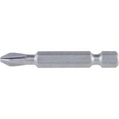 Wiha - #3 Power Bit - 1/4" Drive, 2" OAL - USA Tool & Supply