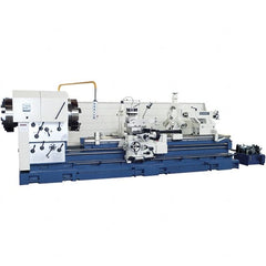 Toolroom Lathe: 41-11/16″ Swing, 160″, Geared Head 9″ Spindle Bore Dia, A2-15, 6 to 400 RPM, 3 Phase, 120V, 30 hp