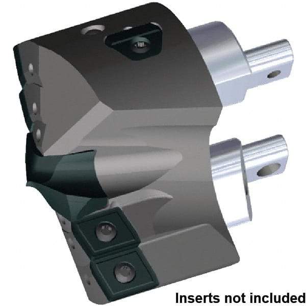 Kennametal - Series KSEM Plus, Head Connection FDS80, 82.55mm Max Diam Interchangeable Pilot Drill Head - KSEMP3400HPGM Pilot Drill, 34mm Pilot Drill Diam, 5 Nonpilot Inserts, 54.58mm Head Length - USA Tool & Supply
