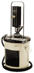ARO/Ingersoll-Rand - Grease Lubrication 2 Lb/min Flow Carbon Steel Air-Operated Pump - For 120 Lb Container - USA Tool & Supply