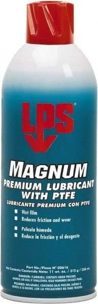 LPS - 16 oz Aerosol with PTFE Lubricant - Brown, Food Grade - USA Tool & Supply