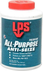 LPS - 1 Lb Can General Purpose Anti-Seize Lubricant - Molybdenum Disulfide, -65 to 1,800°F, Blue/Gray, Water Resistant - USA Tool & Supply