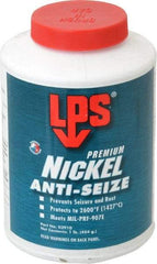 LPS - 1 Lb Can Extreme Temperature Anti-Seize Lubricant - Nickel, -65 to 2,600°F, Silver Gray, Water Resistant - USA Tool & Supply