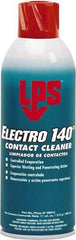 LPS - 11 Ounce Bottle Contact Cleaner - 144°F Flash Point, 15.14 kV Dielectric Strength, Flammable, Plastic Safe - USA Tool & Supply