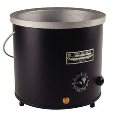 WAAGE - 1 Gal, 5-1/2" Deep, 150 to 450°F, Dip Coat Pot - 8" ID, 230 Volts, 1000 Watts - USA Tool & Supply