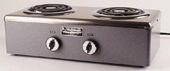 WAAGE - 20" Long x 10 Wide x 7" High, 115 Volt Hot Plate - 2 Burner, 1600 Watt, 14 Amps - USA Tool & Supply