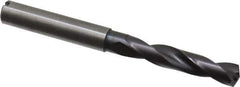 Guhring - 7.2mm 140° Spiral Flute Solid Carbide Screw Machine Drill Bit - FIREX Finish, Right Hand Cut, 41mm Flute Length, 79mm OAL, SU Point, Straight Shank, Through Coolant - USA Tool & Supply
