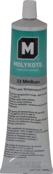 Dow Corning - 5.3 oz Tube Lithium Low Temperature Grease - Pink, Low Temperature, 400°F Max Temp, NLGIG 2, - USA Tool & Supply