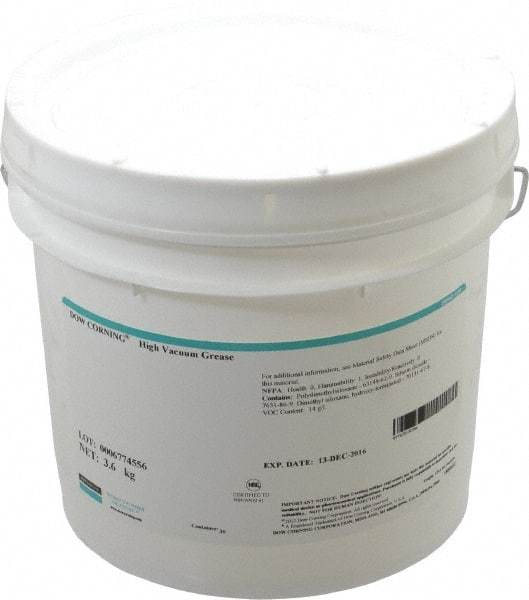 Dow Corning - 8 Lb Can Silicone General Purpose Grease - Translucent White/Gray, NLGIG 2, - USA Tool & Supply