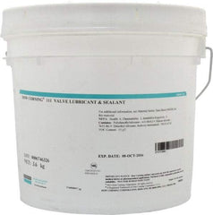 Dow Corning - 8 Lb Can Silicone/Moly Lubricant - White/Light Gray, -40°F to 392°F, Food Grade - USA Tool & Supply