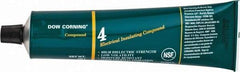 Dow Corning - 5.3 Ounce Tube Electrical Insulating Compound - 212°F Flash Point, 450 V/mil Dielectric Strength, Flammable, Plastic Safe - USA Tool & Supply