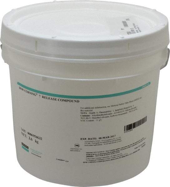 Dow Corning - 8 Lb. Can, White, General Purpose Mold Release - Food Grade, Silicone Composition - USA Tool & Supply